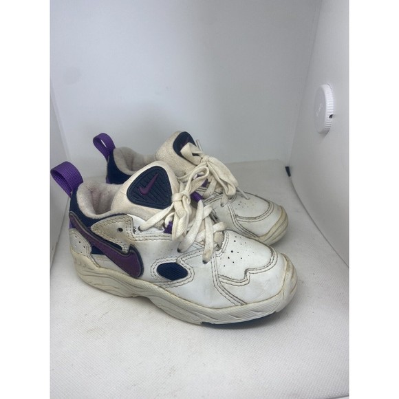 Vintage 1996 Nike Air Max Cross Trainer Child Purple White Blue 960810 IJ Sz 11C - Picture 1 of 6
